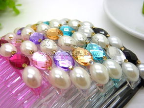 潮流發飾新寵 韓國進口鑲水鉆珍珠流行美發梳全解析